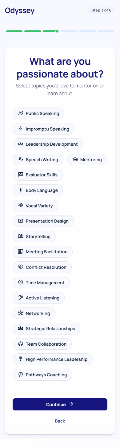 Core app flow